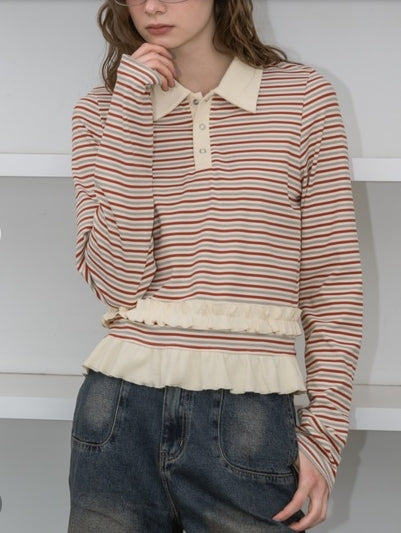 Border 褶邊 Polo 衫
